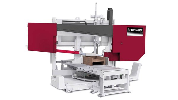 Miter bandsaw Behringer HBE610-1256G for sawing steel construction profiles