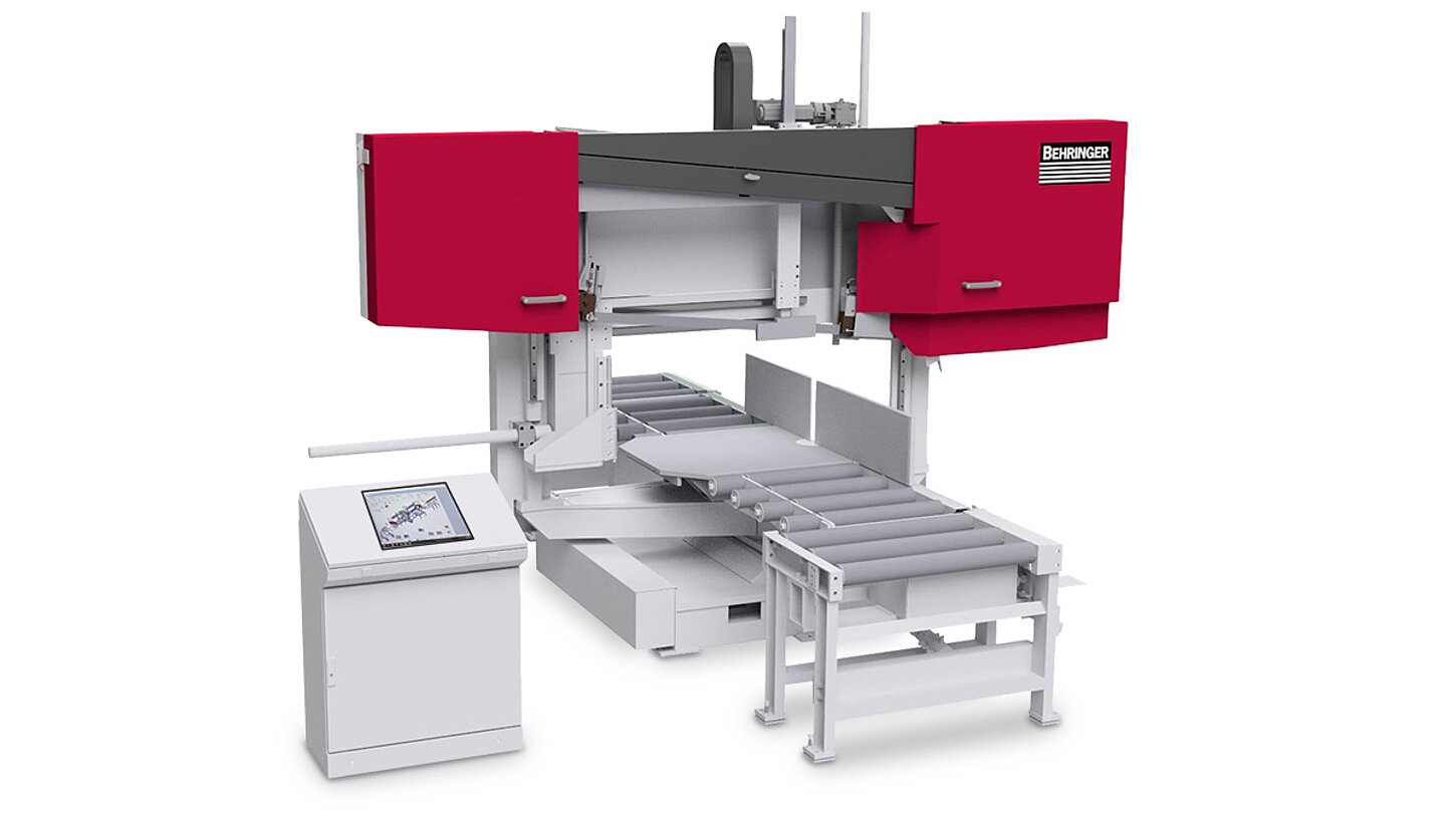 Miter bandsaw Behringer HBE520-926G for sawing steel construction profiles