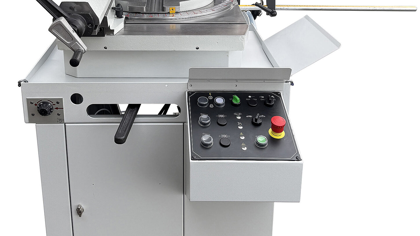 Behringer metal bandsaw SLB230DG Control Panel